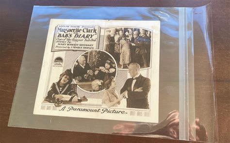 1917 Marguerite Clark In Babs Diary Rare Lost Silent Film Movie Theat