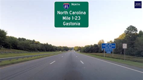Road Trip 321 I 85 North North Carolina Mile 1 23 Gastonia Youtube