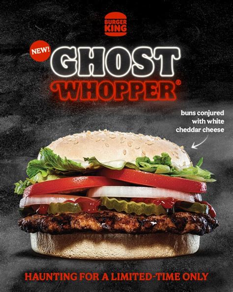 Burger King Releases The Ghost Whopper Their Limited Edition