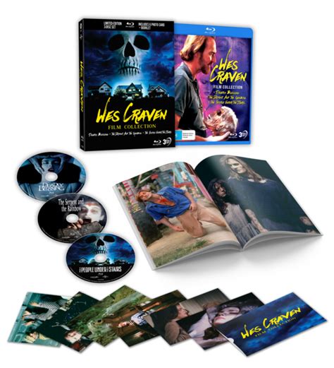 Wes Craven Film Collection Limited Edition 3d Lenticular Hardcase