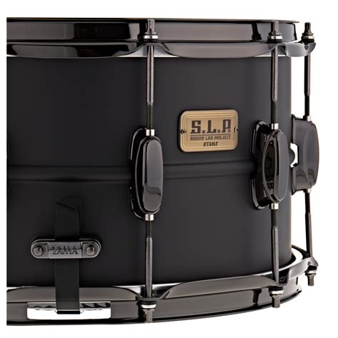 Tama Slp 14 X 8 Big Black Steel Snare Drum Gear4music