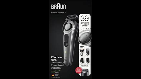 Braun Beard Trimmer Bt Unboxing And First Impression Youtube