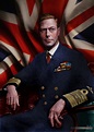 Colors for a Bygone Era: Colorized photo of King George VI (1895 – 1952)