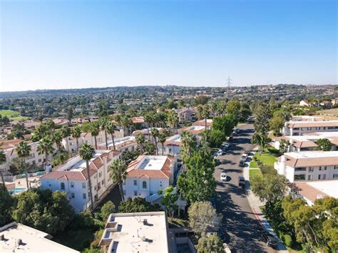 Premium Photo Aerial View Of Middle Class Big Villas In Carlsbad
