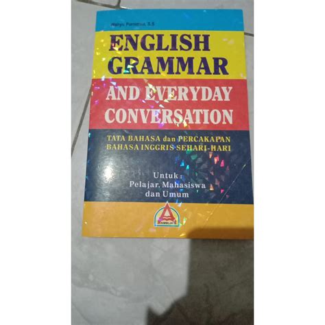 Jual BUKU ENGLISH GRAMMAR AND EVERYDAY CONVERSATION Indonesia Shopee