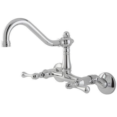 Old towels (optional but recommended). Peerless Choice 2-Handle Wall Mount Kitchen Faucet in ...