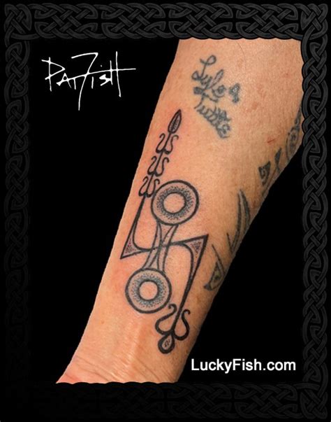 Pictish Z Rod Stone Carving Tattoo Design — Luckyfish Inc And Tattoo