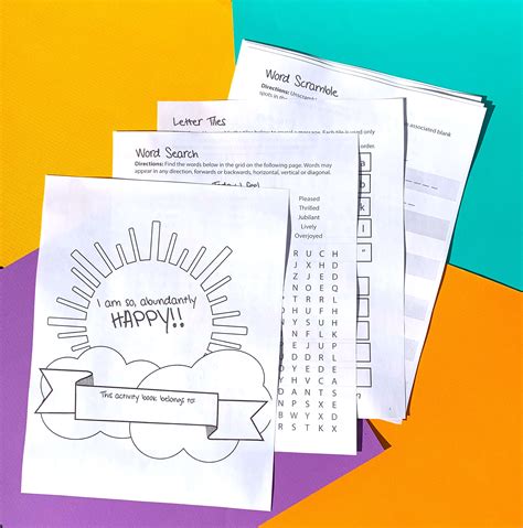 Free Happiness Activity Book
