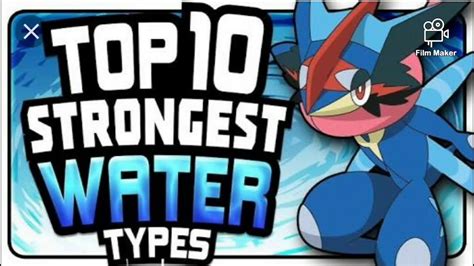 Top 10 Water Pokemon Youtube