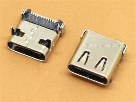 Usb Type C 24 Pins Connector Usb 31 6195 Sunrom Electronics