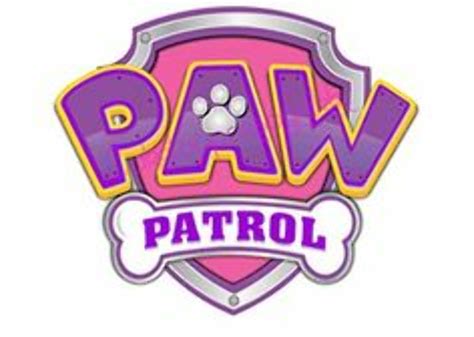 Pink Logo Free Clip Art Box Art Paw Patrol Skye Paw Print Badge Sexiz Pix