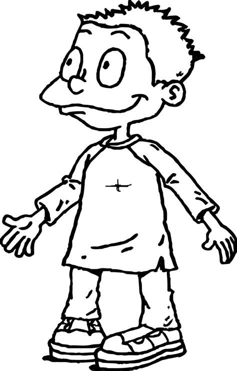 Tommy Pickles Rugrats All Grown Up Coloring Page Wecoloringpage Com