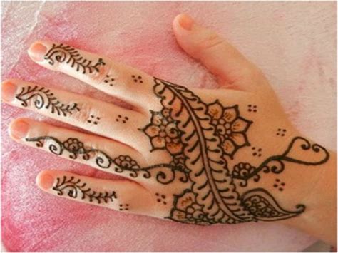 Easy Henna Designs For Kids To Do