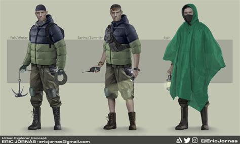 ArtStation - Urban Explorer Character Concept
