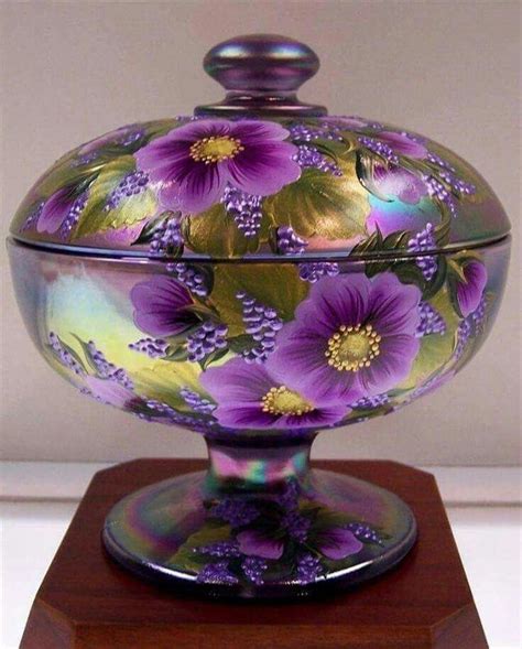 Purple Dish Just Beautiful Fenton Glassware Carnival Glassware Carnival Glass
