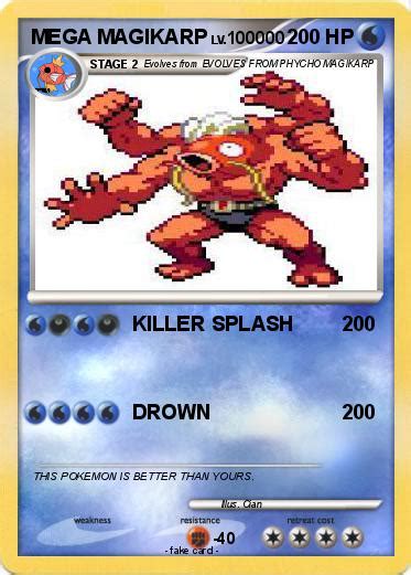 Pokémon Mega Magikarp 69 69 Killer Splash My Pokemon Card