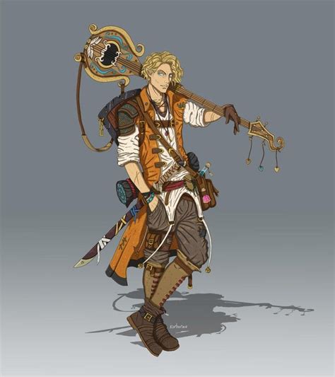Half Elf Bard In 2020 Character Art Dungeons And Dragons Characters Fantasy Characters