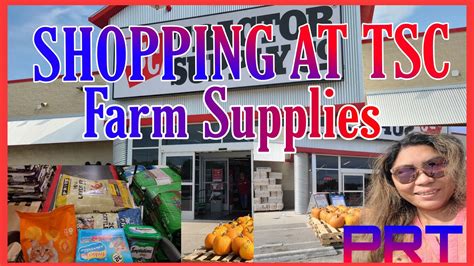 SHOPPING WITH ME AT TSC TRACTOR SUPPLY CO.|| FARM STOCKS SUPPLIES - YouTube
