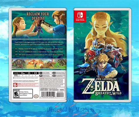Viewing Full Size The Legend Of Zelda Breath Of The Wild Box Cover