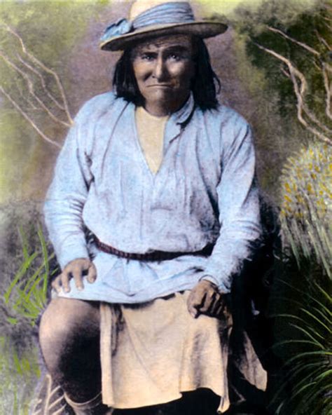 Geronimo 1886 Chief Goyahkla Chiricahua Apache Native American Etsy