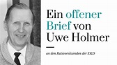 Uwe Holmer schreibt Offenen Brief an den Ratsvorsitzenden der EKD ...