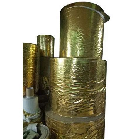 Golden Foil Paper Plate Raw Material Roll At Rs 230kilogram सुनहरा