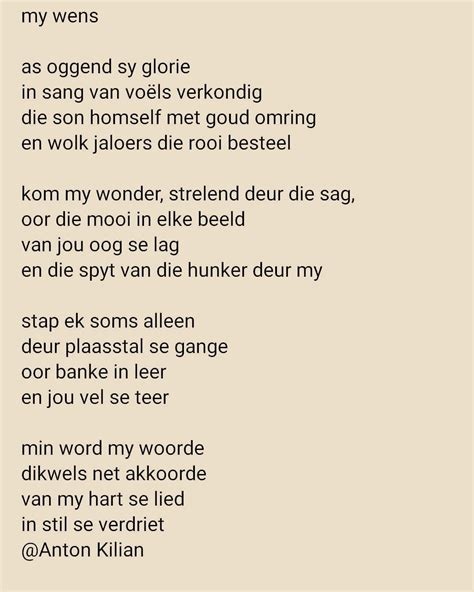 Pin By Anton Kilian On Gedigte Afrikaans Afrikaans Quotes Afrikaans