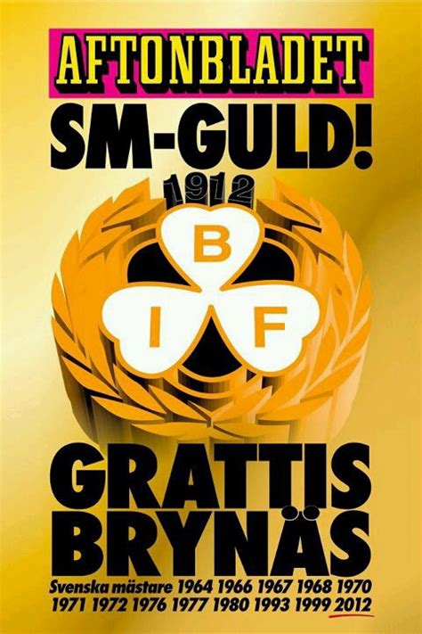 Maybe you would like to learn more about one of these? Sandra Korscheck´s blogg: SVENSKA MÄSTARE- BRYNÄS IF