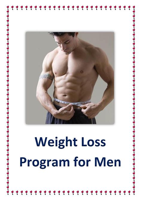 Weight Loss Program For Men