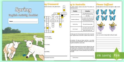 Year 5 Spring Activity Booklet English Teacher Made