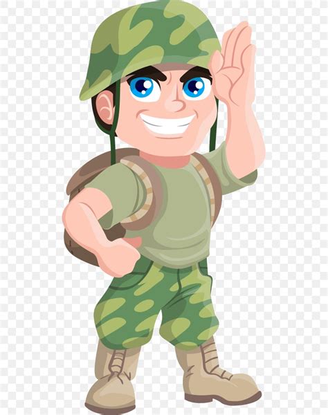Cartoon Army Soldier Army Military
