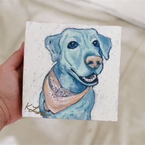 Designed by our fantastic artists, your canvas will feature a one of a the painting of my beautiful pup could not have been executed better! Custom Pet Portraits, colorful pet painting, painting on ...