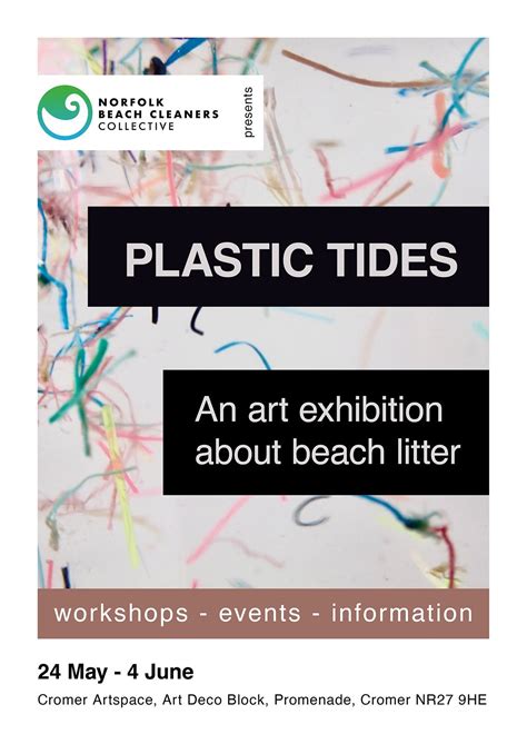 Plastic Tides Exihibition Cromer Norfolk Recycles