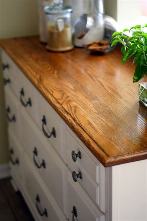 These cabinets have often been used for years and might be stained with cooking grease and food. the semi-frugal life: diy: dresser turned kitchen cabinet