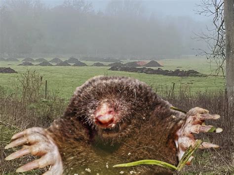 Giant Mole Terrorising Suffolk Countryside
