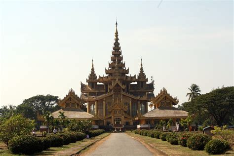Kanbawzathadi Palace Bago Myanmar Trains