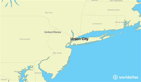 Where Is Union City Nj Union City New Jersey Map