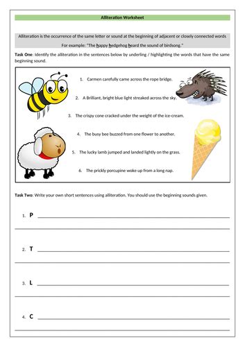 Language Devices Worksheets Teaching Resources