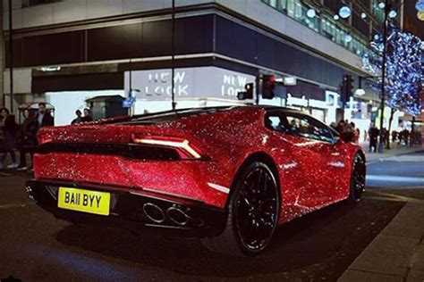 Crystal Encrusted Lamborghini Huracán Spotted On London Streets