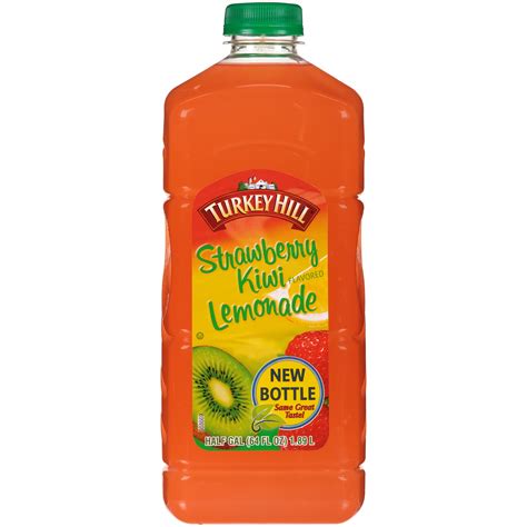 Turkey Hill Strawberry Kiwi Lemonade Half Gallon Walmart Com