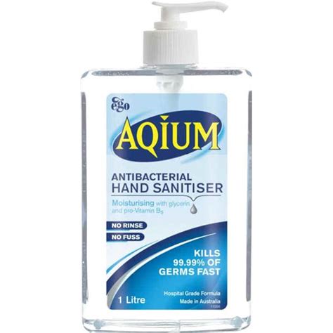 Buy hand sanitisers and get the best deals at the lowest prices on ebay! Buy Ego Aqium Hand Sanitiser 1 Litre Online at Chemist ...
