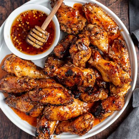 Grilled Wings With Buffalo Hot Honey Wing Sauce Vindulge