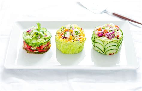 Make These Adorable Mini Salad Cakes For Your Next Potluck Salad