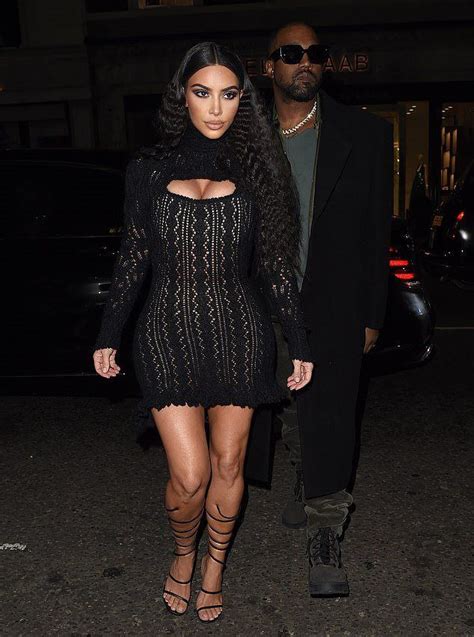 Kim Kardashian Enjoy Romantic Dinner With Kanye West In London Summer Fashion Dresses Fall