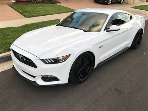 6th Gen White 2015 Ford Mustang Gt V8 Manual Sold Mustangcarplace