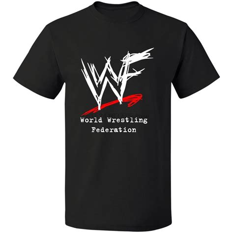World Wrestling Federation Wwf Logo Tee Free Shipping T Shirt Casual