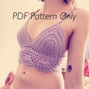 Crop Top Bralette Sewing Pattern NumaTahite