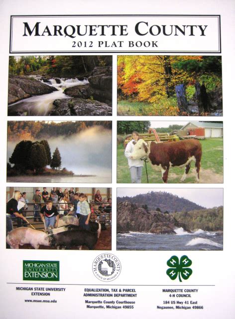 Marquette County 4 H 2012 Plat Book