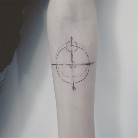 Minimalist Compass Rose Tattoo Wiki Tattoo
