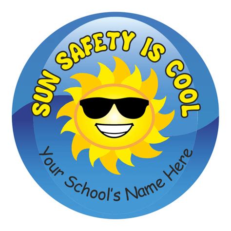 Sun Safety Stickers School Stickers For Teachers